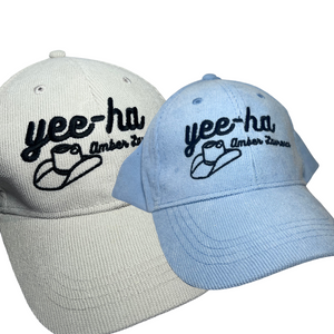 Corduroy Yee-Ha Amber Lawrence caps!!