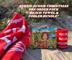 A Very Aussie Aussie Christmas  Bundle 1 - Beach Towel, Cooler and Album