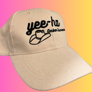 Corduroy Yee-Ha Amber Lawrence caps!!