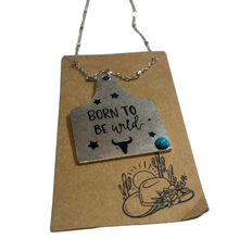 Load image into Gallery viewer, Western Cattle Tag Necklace