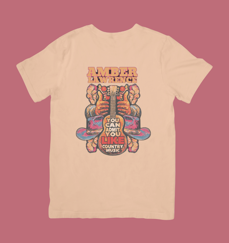 Ladies You Can Admit You Like Country Music Graphic T